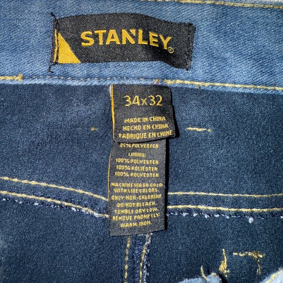 Stanley | Men's Lined Denim Jeans | Size 34 X 32 - Picture 6 of 6